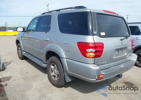 2002 Toyota Sequoia Sr5 V8 z USA, uszkodzony, nr VIN 5TDZT34A32S099836